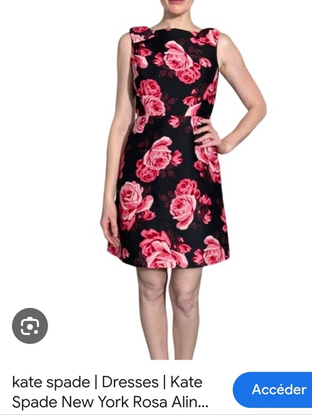 NWOT Kate Spade Rambling Roses Rosa A-line dress. Size 10 Us